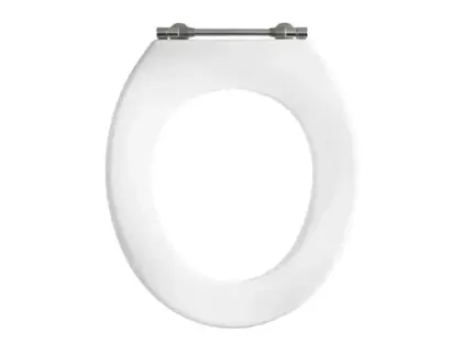 Pressalit Projecta toiletzitting - wit - scharnier doorlopend 53011-BY3999