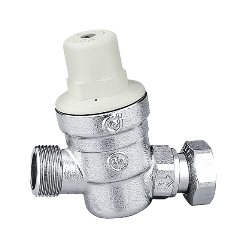 Caleffi 533 drukregelaar MF 3/4 x 3/4 - 1-6 bar - voor boilerveiligheidsgroep - chroom 533151
