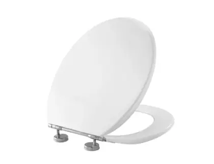 Pressalit Projecta toiletzitting - wit antibacterieel - scharnier BV5 inox 54011-BV5999
