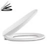 Pressalit Calmo toiletzitting - wit - softclose - scharnier BZ5 inox 556000-BZ5999