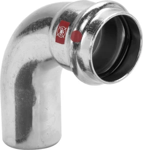 Viega Prestabo staal verzinkt inschuif bocht 90° MF 35 x 35 mm 558239