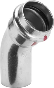 Viega Prestabo staal verzinkt inschuif bocht 45° MF 54 x 54 mm 558390