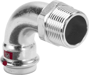 Viega Prestabo staal verzinkt overgangsbocht 90° MF 22 x 3/4 M 558437