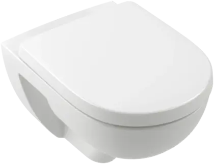 Villeroy & Boch O.novo hangtoilet PACK TwistFlush (Hangtoilet + zitting met softclose) zonder spoelrand - wit 5660CL01