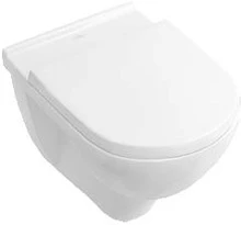 Villeroy & Boch O.Novo hangtoilet PACK (Hangtoilet + zitting met softclose) - wit - B360xD540 mm 5660H101