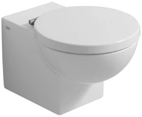 Geberit Preciosa toiletzitting - wit - scharnier inox 571180000