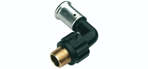 Henco PK-serie PVDF pers overgangsbocht 90° MF 40 x 5/4 M 5PK-4007