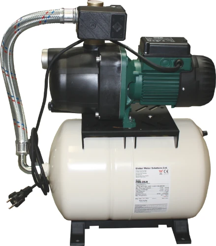 DAB Aquajetcom 82/20 M zelfaanzuigende hydrofoorpomp met horizontaal balgvat 20 l 60213199H