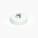 Begetube afdekrozet enkel 15 mm - wit 611001115