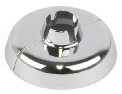 Begetube Optima afdekrozet enkel - chroom 611002115