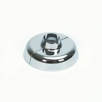 Begetube Optima afdekrozet dubbel - chroom - hartafstand 50 mm 611502215