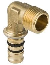 Geberit Mepla overgangsbocht 90° MM 32 x 4/4 M 614.254.00.5