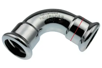 VSH Xpress staal verzinkt bocht 90° FF 28 x 28 mm 6201580