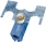 Begetube muurinbouwdoos 90° FM 1/2 x EK3/4 - blauw - met bevestigingsbeugel 621262055