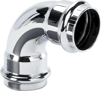 Viega Universal chroom sifonbocht 90° FF 32 x 32 mm - chroom - met o-ringen 622329