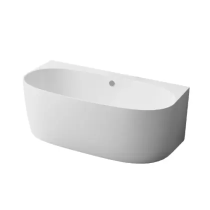 Tulla back-to-wall bad composiet 1578 x 860 mm - wit mat 629508161133