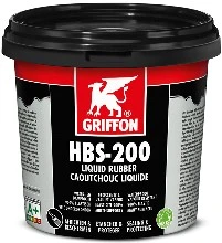 Griffon HBS-200 dichtingspasta 1000 ml - zwart - vloeibaar rubber 6308866