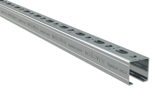 Walraven BIS RapidRail montagerail 30 x 20 mm (lengte 2m) - verzinkt - prijs per meter 650530202