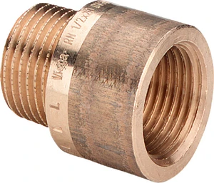 Viega brons verlengstuk MF 1/2 x 15 mm 651121