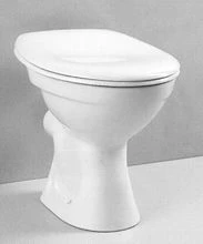 Normus staand toilet uitgang H 355 x 460 mm - wit antibacterieel - voor halfhoge/hoge spoelbak 6858L003-1028