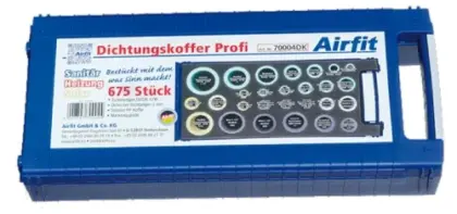 Airfit assortimentskoffer universele dichtingen - 675 delig 70004DK