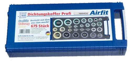 Airfit assortimentskoffer universele dichtingen - 675 delig 70004DK