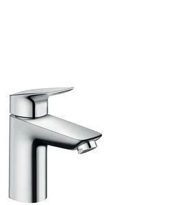 Hansgrohe Logis 100 eengreepswastafelmengkraan - chroom - met click-clack lediging - chroom - safety function 71107000