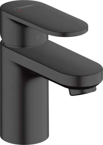 Hansgrohe Vernis Blend 70 wastafelmengkraan 'brass' automatische lediging  - matt black 71550670