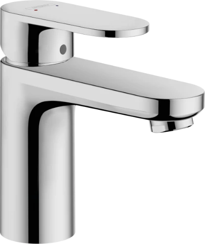 Hansgrohe Vernis Blend 100 wastafelmengkraan 'brass' zonder lediging - chroom 71580000