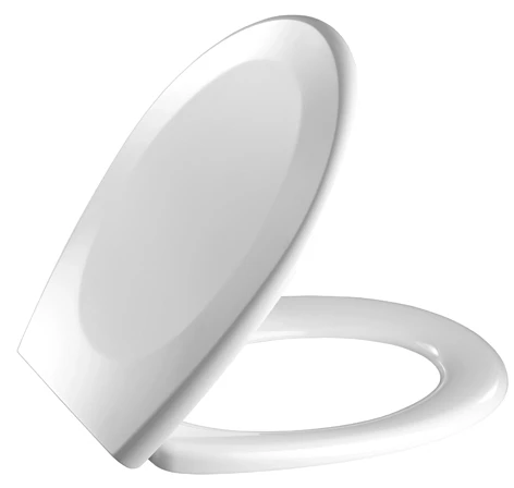Uni 500 toiletzitting - wit - scharnier inox 716000-D97999 07