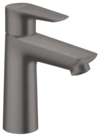Hansgrohe Talis E 110 wastafelmengkraan met automatische lediging - CoolStart - brushed black 71713340