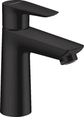 Hansgrohe Talis E 110 eengreepswastafelmengkraan zonder lediging - zwart mat - CoolStart 71714670