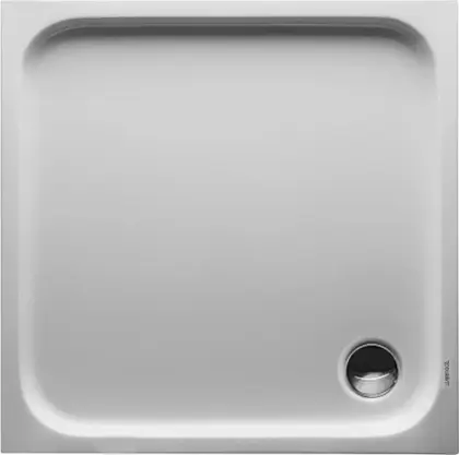 Duravit D-Code douchebak acryl 900 x 900 x 85 mm - wit - antislip - afvoeropening 90 mm 720102000000001