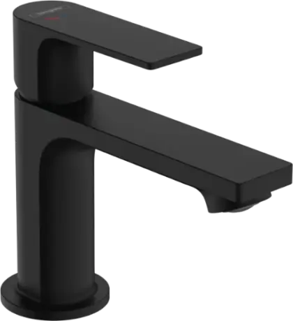 Hansgrohe Rebris E 80 wastafelmengkraan Coolstart met automatische lediging - matt black 72553670