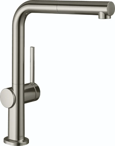 Hansgrohe Talis M547 keukenmengkraan met uitrekbare vuistdouche 270 1jet - RVS-look 72808800