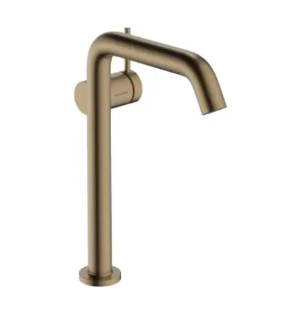 Hansgrohe Tecturis S 240 wastafelmengkraan Fine CoolStart met Push-Open - lediging Brushed Bronze 73370140