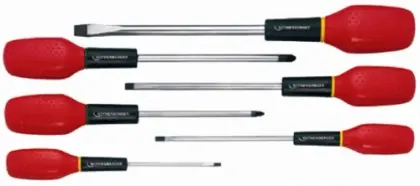 Rothenberger schroevendraaierset 6-delig4 x vlakke spits 73571