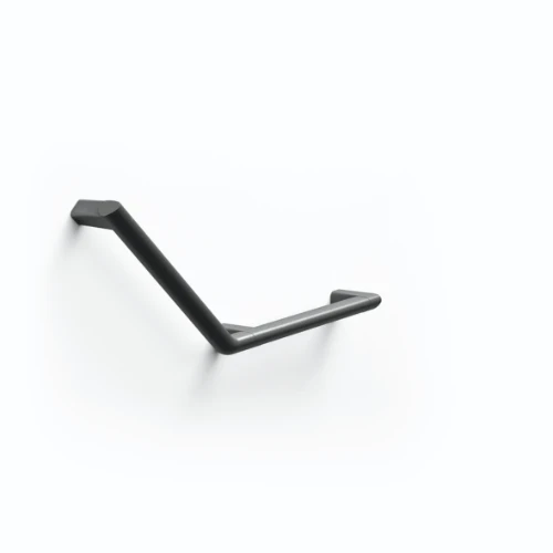 Normbau Cavere steungreep links 135° 350 x 316 mm Cavere® antraciet-metallic 095 7464130095