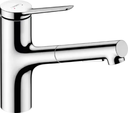 Hansgrohe Zesis M33 keukenmengkraan 150 - met uitrekbare vaatdouche 2 jet - chroom 74800000