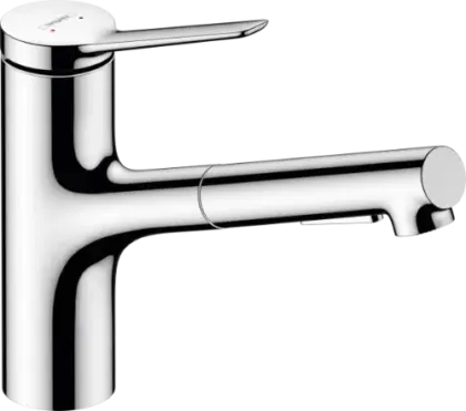 Hansgrohe Zesis M33 150 keukenmengkraan met uittrekbare vuistdouche 2jet - chroom 74820000