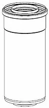 CONCENTRISCHE BUIS REMEHA 80 X 125 500 MM - zie 3411500058 7620202