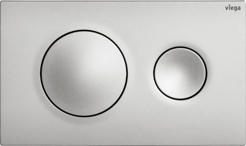 Viega Visign for Style 20 bedieningsplaat - edelmat/velourchroom kunststof 773786