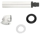 Bosch FC-Set60-C13x concentrisch PP/Staal muurdoorvoer 60/100 mm - wit 7738112499