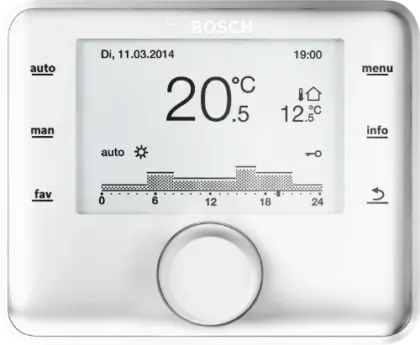 Bosch CR 400 weersafhankelijke regeling voor max 4 cv-kringen 7738114081