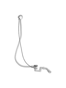 Duravit D-code automatische badlediging - chroom - voor bad af-en overloopgarnituur 790227000001000