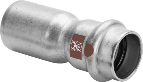 Viega Temponox inox verloop reductie MF 28 x 15 mm - niet geschikt voor drinkwater 809379