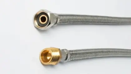 Fixaflex Superflex San inox flexibel MF 1/2 x 3/8 - 500 mm - met geïntegreerde dichting - Max 90° C 820.34.0500