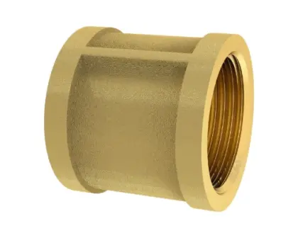 Brassline messing mof FF 5/4 x 5/4 (zak 5st) - prijs per stuk - enkel geschikt voor water 832040