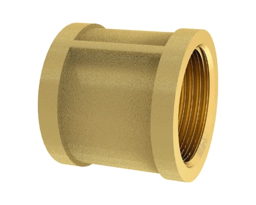 Brassline messing mof FF 2 x 2 (zak 1st) - prijs per stuk - enkel geschikt voor water 832060
