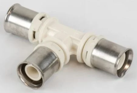 Begetube (88626300) PPSU kunststof pers T-stuk 90° FFF 26 x 26 x 26 mm 88626300